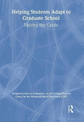 Helping Students Adapt to Graduate School