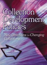 bokomslag Collection Development Policies