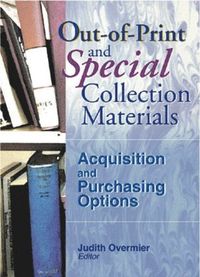 bokomslag Out-of-Print and Special Collection Materials