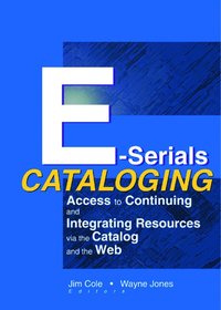 bokomslag E-Serials Cataloging