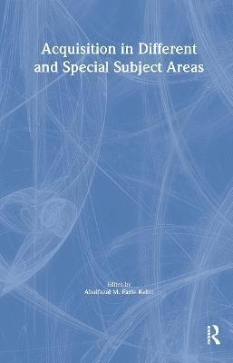 Linda S Katz, Linda S. Katz - Acquisition in Different and Special Subject Areas, Inbunden