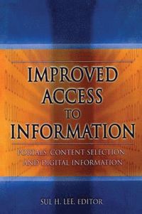 bokomslag Improved Access to Information