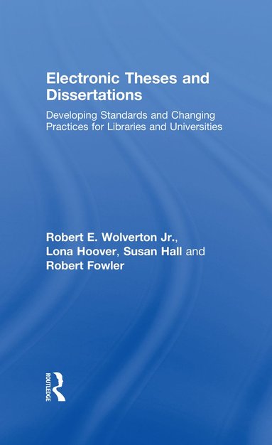 bokomslag Electronic Theses and Dissertations