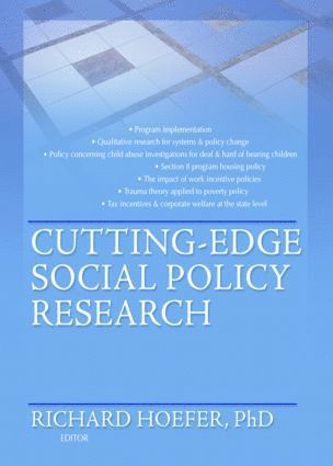 bokomslag Cutting-Edge Social Policy Research