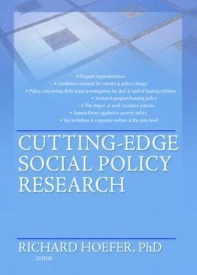 Cutting-Edge Social Policy Research 1