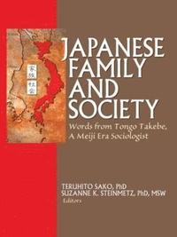 bokomslag Japanese Family and Society