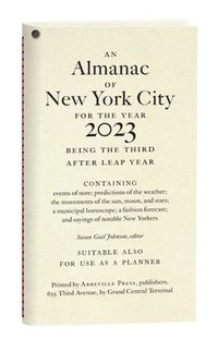 bokomslag An Almanac of New York City for the Year 2023