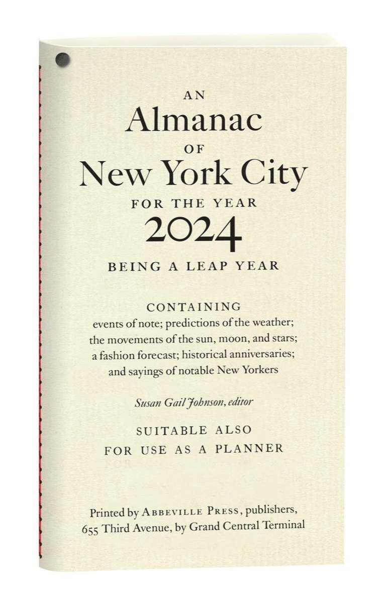 An Almanac of New York City for the Year 2024 1