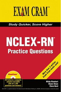 bokomslag NCLEX-RN Exam Practice Questions Exam Cram