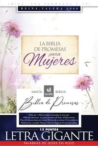 bokomslag Biblia Para Mujeres Reina Valera 1960 - de Promesas Floral Letra Gigante Piel Con Índice Floral Spanish Edition