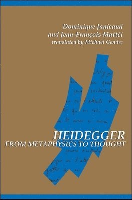 bokomslag Heidegger from Metaphysics to Thought