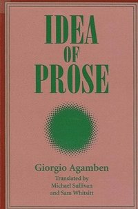 bokomslag Idea of Prose