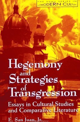 E. San Juan Jr. - Hegemony and Strategies of Transgression, Häftad