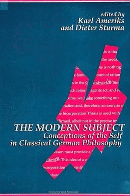 Karl Ameriks, Dieter Sturma - Modern Subject, Häftad