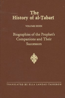 bokomslag History Of Al-Tabari, vol. 39