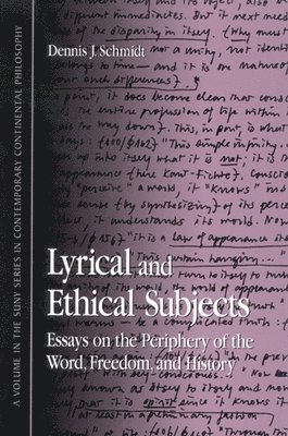 Lyrical and Ethical Subjects 1