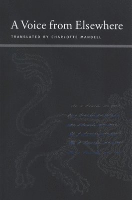 Maurice Blanchot - Voice from Elsewhere, Häftad