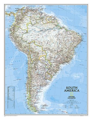 bokomslag South America Classic, Laminated