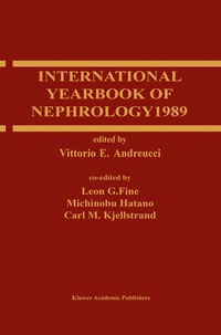 bokomslag International Yearbook of Nephrology 1989