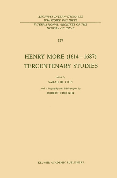 S. Hutton - Henry More (1614–1687) Tercentenary Studies, Inbunden
