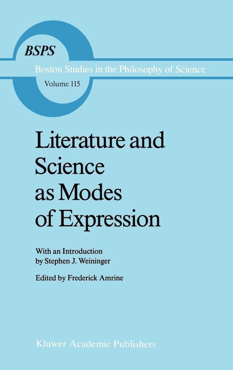 F.R. Amrine, F. R. Amrine, Frederick Amrine - Literature and Science as Modes of Expression, Inbunden