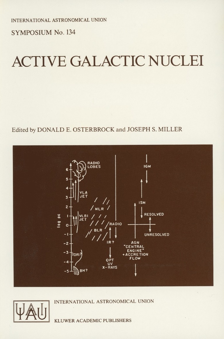 D.E. Osterbrock, Joseph S. Miller, D. E. Osterbrock - Active Galactic Nuclei, Inbunden