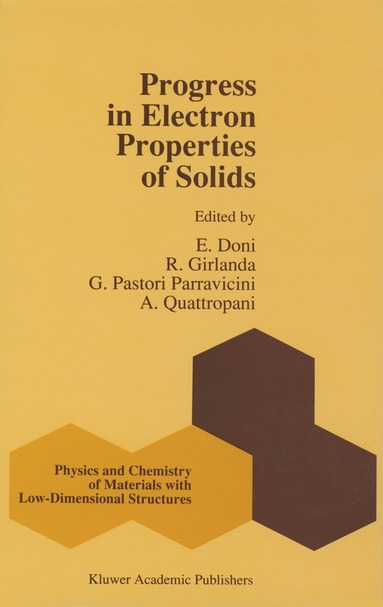 bokomslag Progress in Electron Properties of Solids