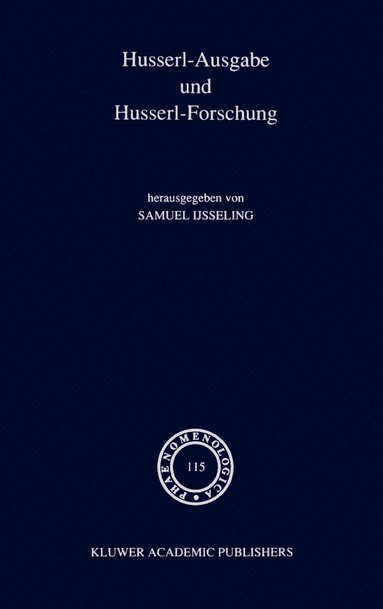 bokomslag Husserl-Ausgabe und Husserl-Forschung