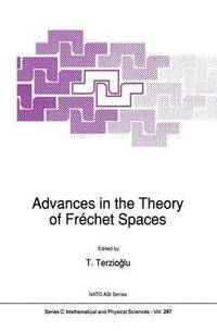 bokomslag Advances in the Theory of Frchet Spaces