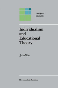 bokomslag Individualism and Educational Theory