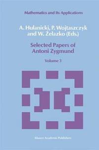 bokomslag Selected Papers of Antoni Zygmund