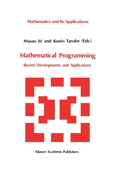 bokomslag Mathematical Programming