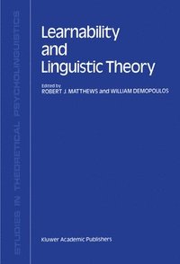 bokomslag Learnability and Linguistic Theory