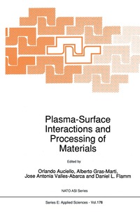 bokomslag Plasma-Surface Interactions and Processing of Materials