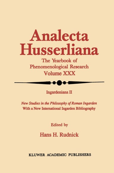 Hans H. Rudnick - Ingardeniana II, Inbunden