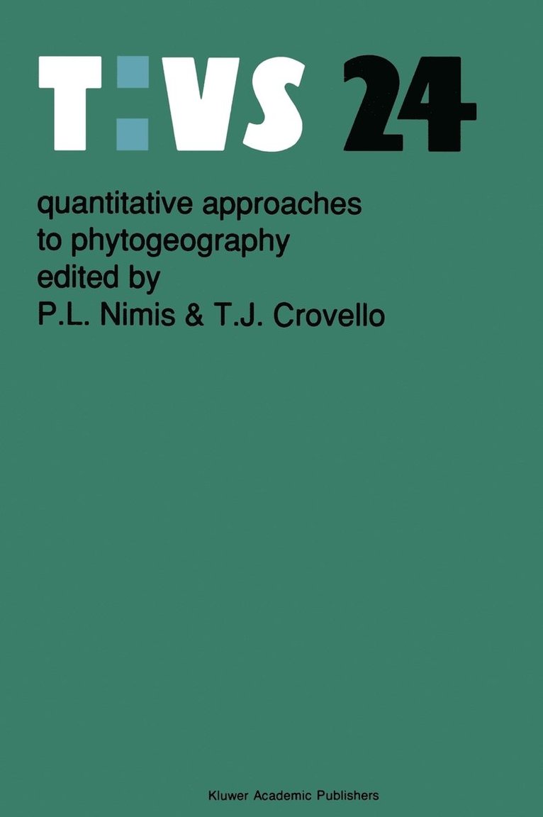 Quantitative approaches to phytogeography 1
