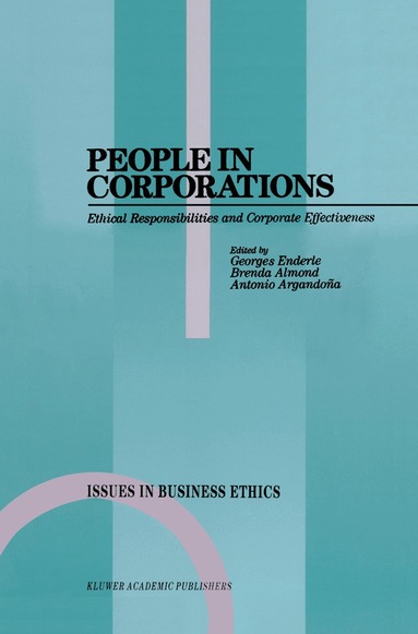 Georges Enderle, Brenda Almond, Antonio Argandoña - People in Corporations, Inbunden