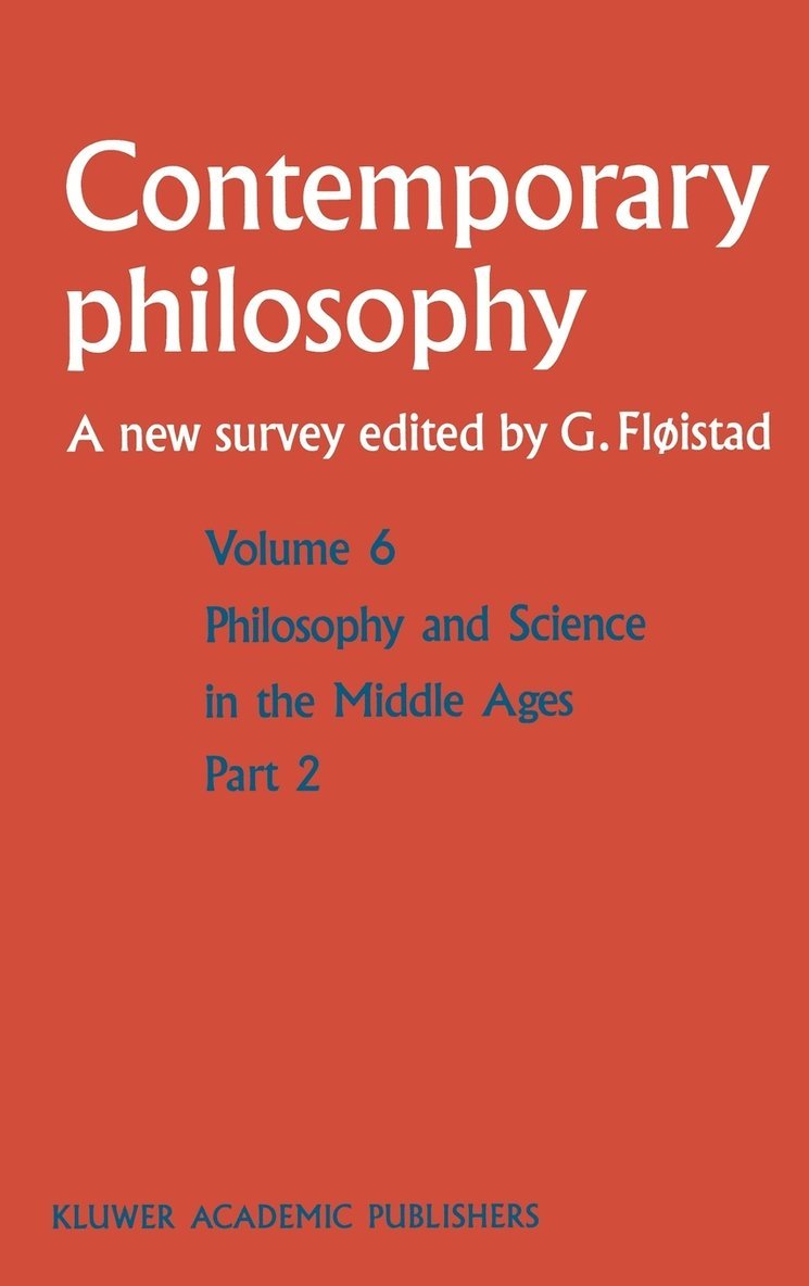 Philosophie et science au Moyen Age / Philosophy and Science in the Middle Ages 1