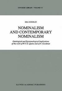 bokomslag Nominalism and Contemporary Nominalism