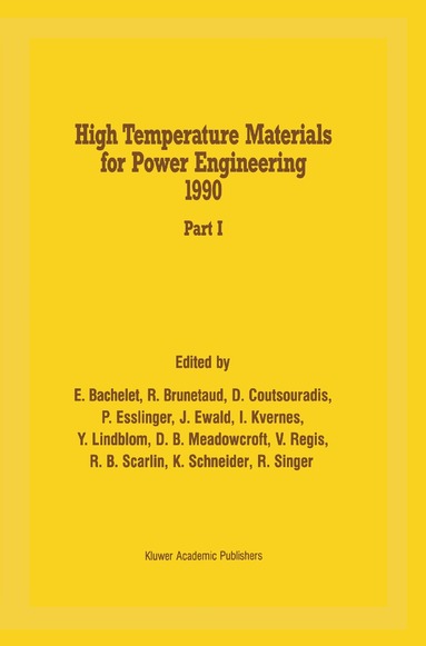 bokomslag High Temperature Materials for Power Engineering 1990