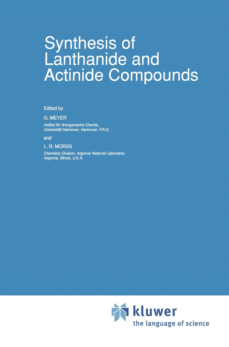 Synthesis of Lanthanide and Actinide Compounds 1