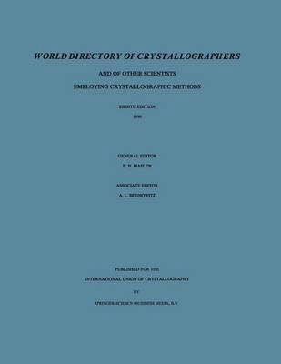 bokomslag World Directory of Crystallographers