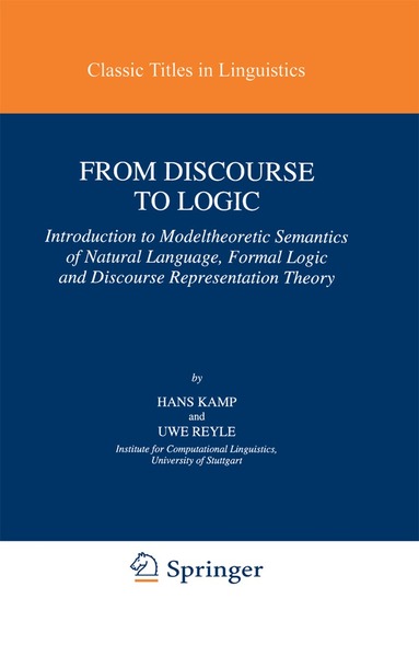 Hans Kamp, U. Reyle - From Discourse to Logic, Häftad
