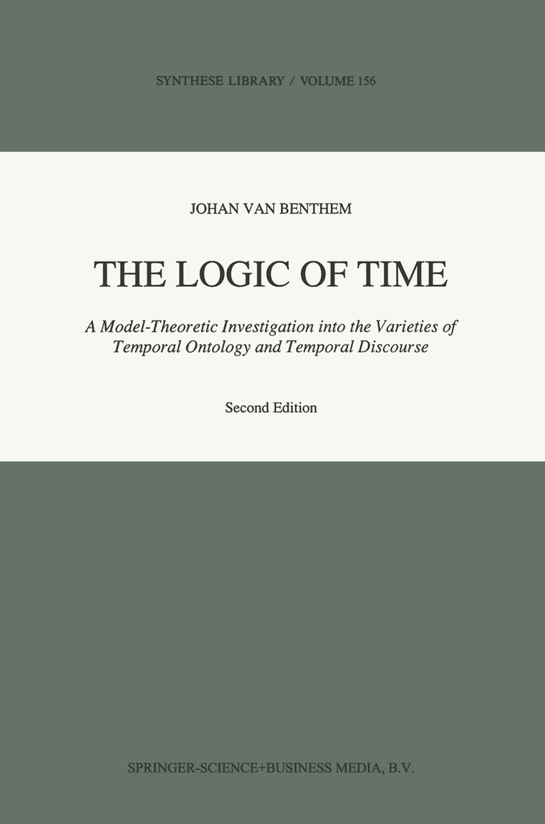 Johan van Benthem, Johan Van Benthem, Johan Van Benthem - Logic of Time, Inbunden