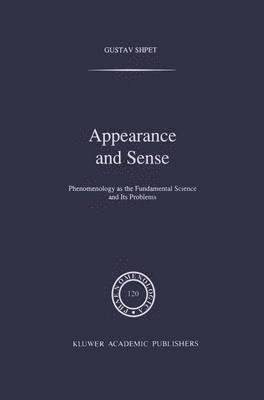 Appearance and Sense 1