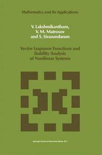 bokomslag Vector Lyapunov Functions and Stability Analysis of Nonlinear Systems