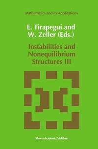 bokomslag Instabilities and Nonequilibrium Structures III