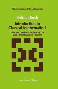 bokomslag Introduction to Classical Mathematics I