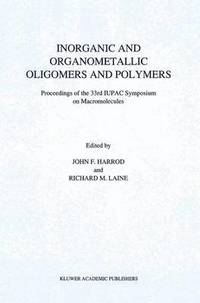bokomslag Inorganic and Organometallic Oligomers and Polymers