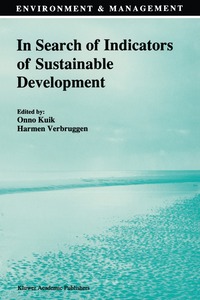 bokomslag In Search of Indicators of Sustainable Development